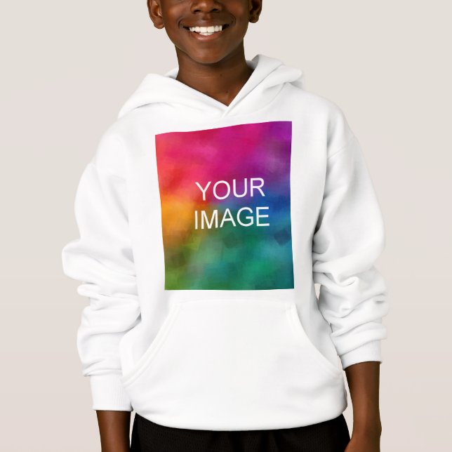 Custom Double Side Add Image White Template Boys (Front)