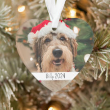 Custom Double Sided Dog Pet Christmas