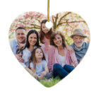 Custom Double Sided Family Two Photo Christmas