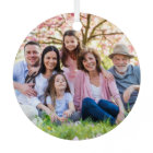 Custom Double Sided Family Two Photo Christmas