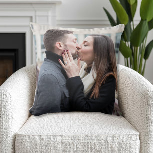 Custom Double Sided Photo Gift Throw Pillow