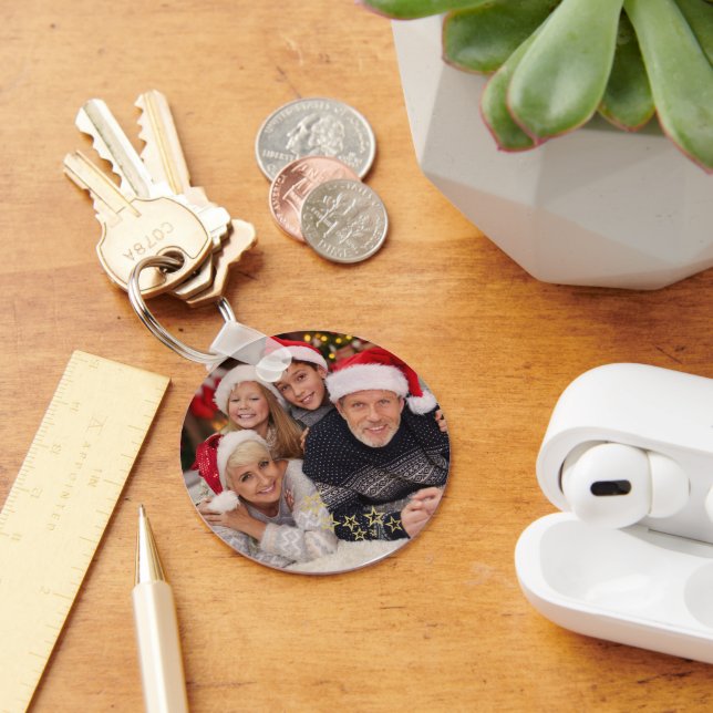 Custom Double Sided Photo Keychains, Custom Photo Keychain (Desk)