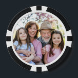 Custom Double Sided Two Photo Poker Chips<br><div class="desc">Photo Collage Poker Chip. This custom poker chip features a clean two-photo design, with one photo on each side, giving you a fun and personal way to showcase your favorite memories. It makes a great gift for a dad on Father’s Day, a mom on Mother’s Day, or a sweet keepsake...</div>