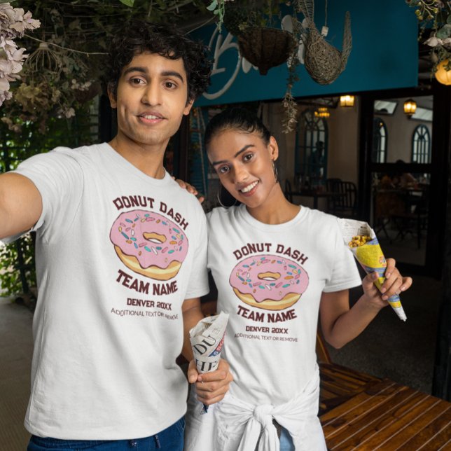 Custom Doughnut Dash Team T-Shirt (Creator Uploaded)
