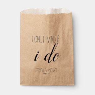 Custom Doughnut mind if I  do wedding favour candy Bag