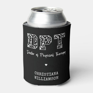 Custom DPT Doctor of Physical Therapy Gift  Can Cooler