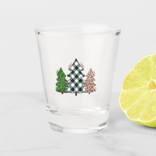 Custom Drinkware Christmas Tree Design Drinking  Shot Glass