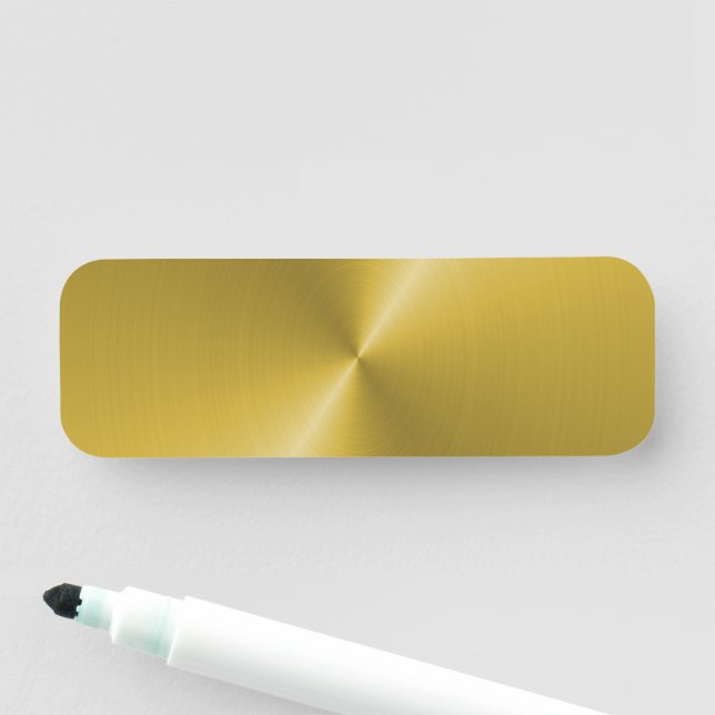 Custom Dry Erase Blank Name Badge (En situation)