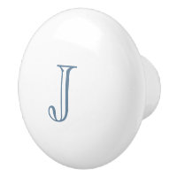 Custom Dusty Blue Initial