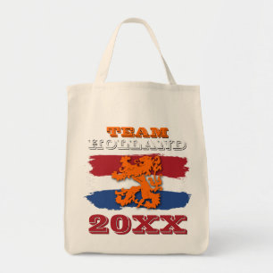 Custom Dutch Flag Orange Lion Team Holland 2023 Tote Bag