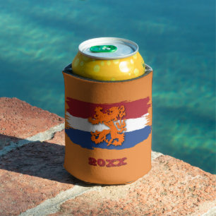 Custom Dutch Flag Orange Lion Team Holland 2026 Can Cooler
