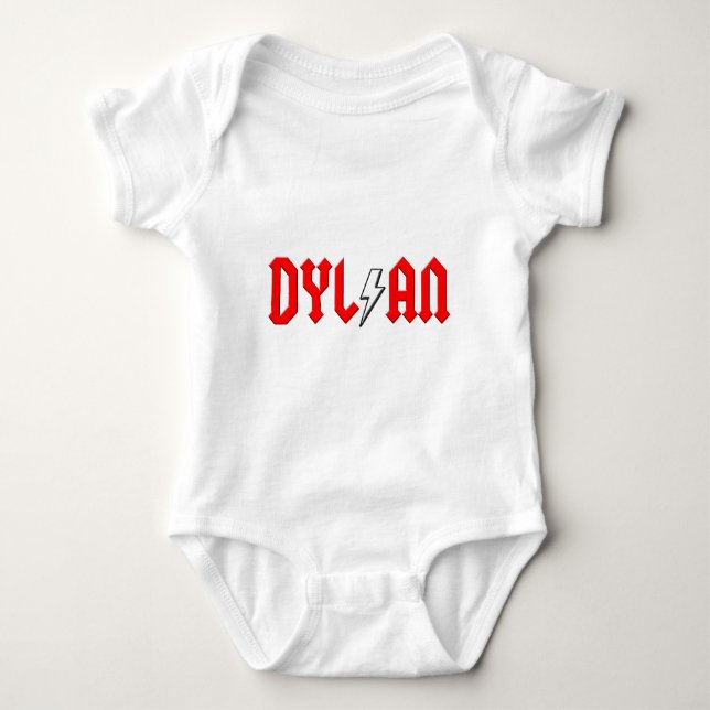 custom DYLAN rock and roll shirt (Front)