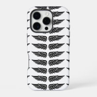 Custom Eagle Wing Black and White iPhone Case