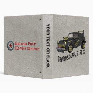 Custom East German Trabant Car Binder