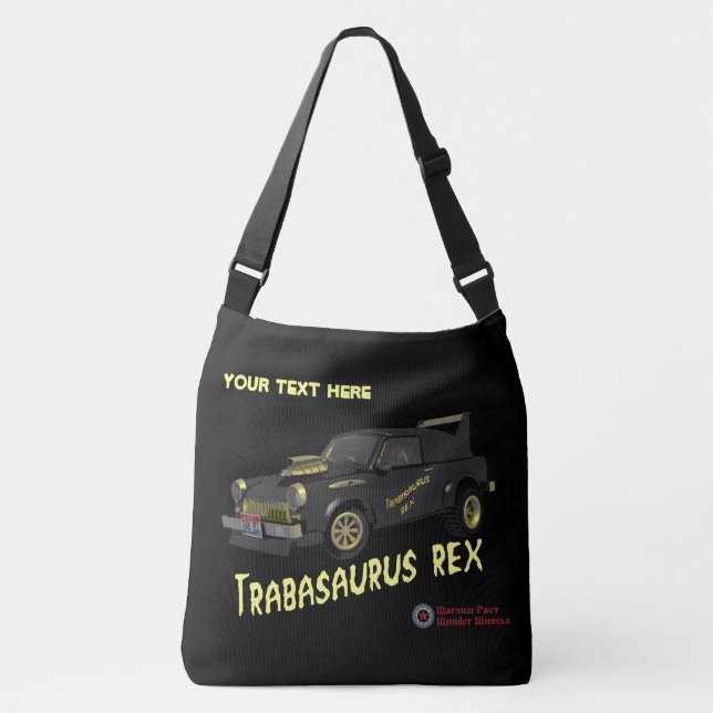 Custom East German Trabant Car Crossbody Bag (Front)