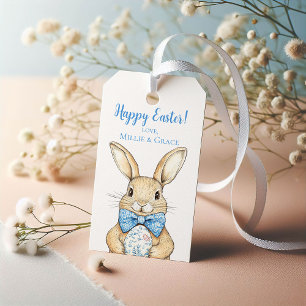 Custom Easter Bunny Gift Tag