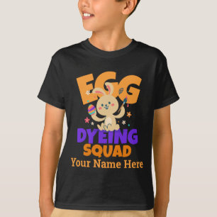 Custom Easter egg dyeing squad T-Shirt