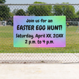 Custom Easter Egg Hunt Banner