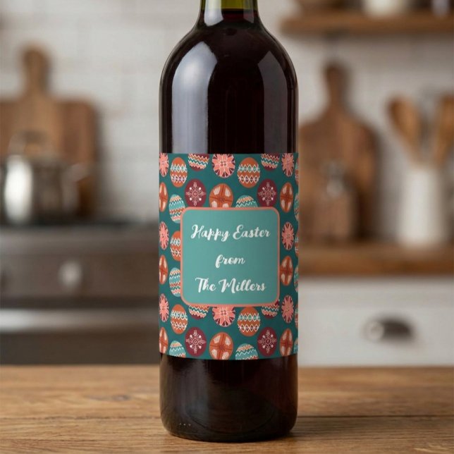 Custom Easter Egg Wine Label (Creator Uploaded)