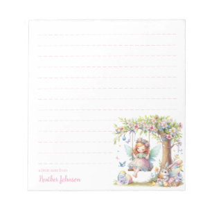 Custom Easter Fairy Notepad