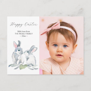 Custom Easter Photo Cards Online with Bunny