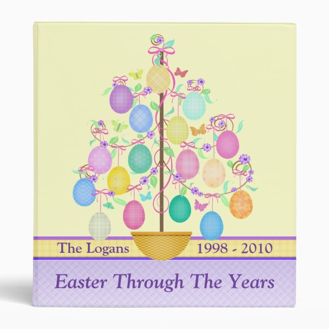 Custom Easter Photo / Scrapbook Binder (Front)