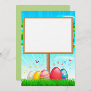 Custom Easter Wedding Invitation