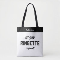 Custom Eat Sleep Ringette Repeat Ringette Player