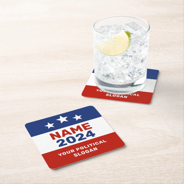 Custom Election Campaign 2024 Coaster (Insitu)