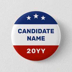 Custom  Election Campaign Gear Round Button