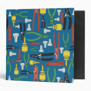 Custom Electrician Business Binder Retro Trade