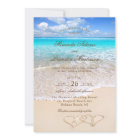 Custom Elegant Blue Ocean Tropical Beach Wedding