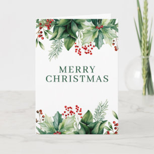 Custom Elegant Christmas  Card