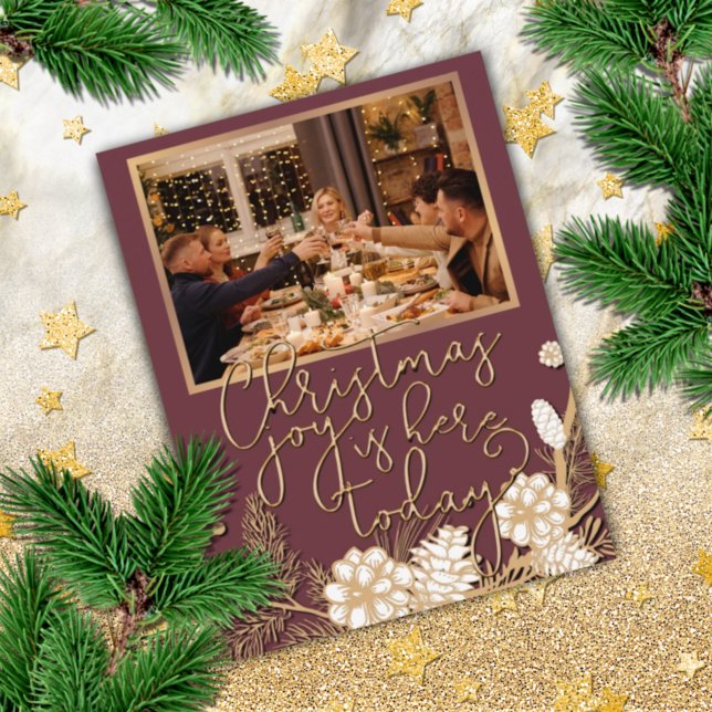 Custom Elegant Holiday Season Greeting Card Design (Creator Uploaded)