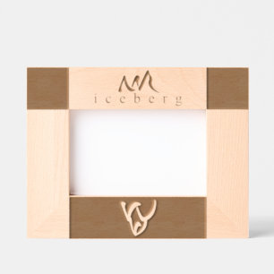 Custom Elegant Inspirational Iceberg Line Art Etched Frames