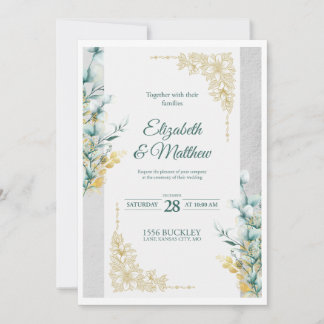Custom Elegant Invitation Card Template