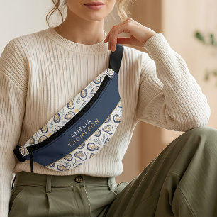 Custom Elegant Marine Oysters Fanny Pack