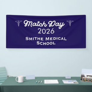 Custom Elegant Match Day 2026 Medical School  Banner