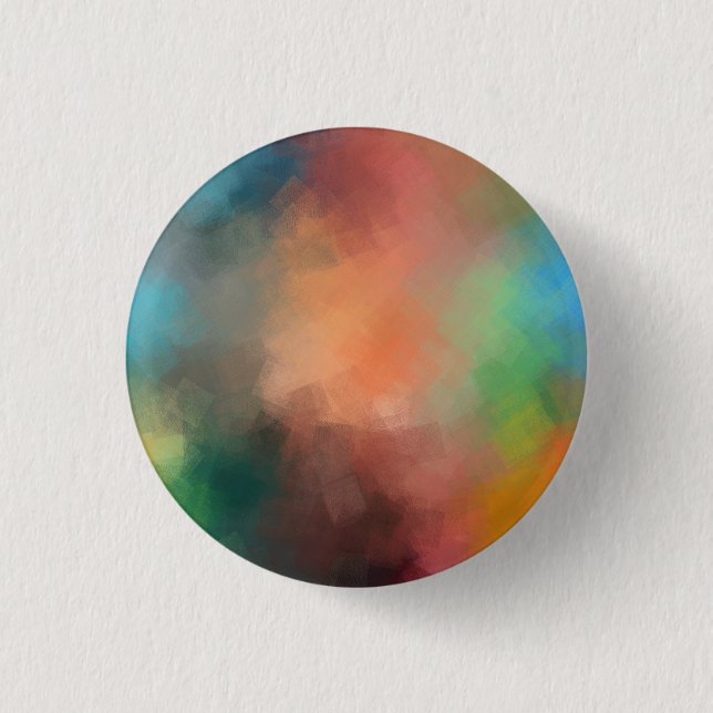 Custom Elegant Modern Abstract Art Blank Template 1 Inch Round Button (Front)