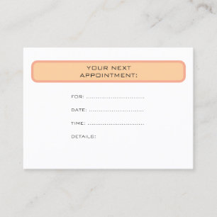 Custom Elegant Modern Simple Appointment Reminder