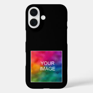 Custom Elegant Modern Simple Template Barely There iPhone 16 Case