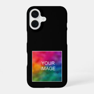 Custom Elegant Modern Simple Template Barely There iPhone 16 Case