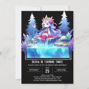 Custom Elegant Princess Birthday Invitation