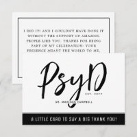 Custom Elegant PsyD Doctor of Psychology