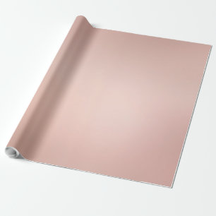 Custom Elegant Rose Gold Extra Large Glossy Gift Wrapping Paper