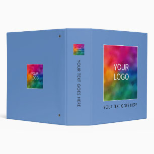 Custom Elegant Template Add Business Logo Binder