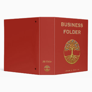 Custom Elegant Tree of Life Binder