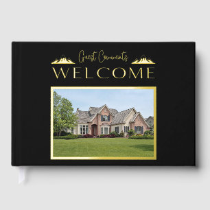 Custom Elegant Vacation Rental Guest Book