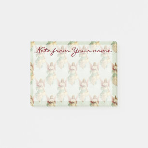 Custom Elegant Victorian Vintage Christmas Angels Post-it Notes