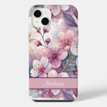 Custom Elegant Watercolor Cherry Blossom Sakura